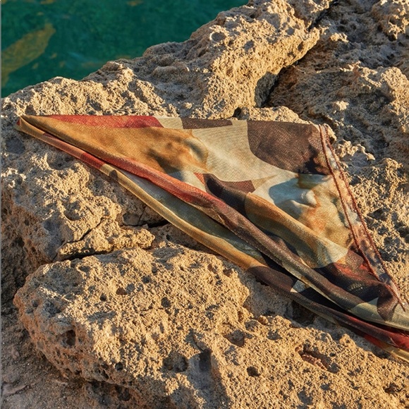 PLT 3 piece set skirt, top, bandana - Picture 5 of 6